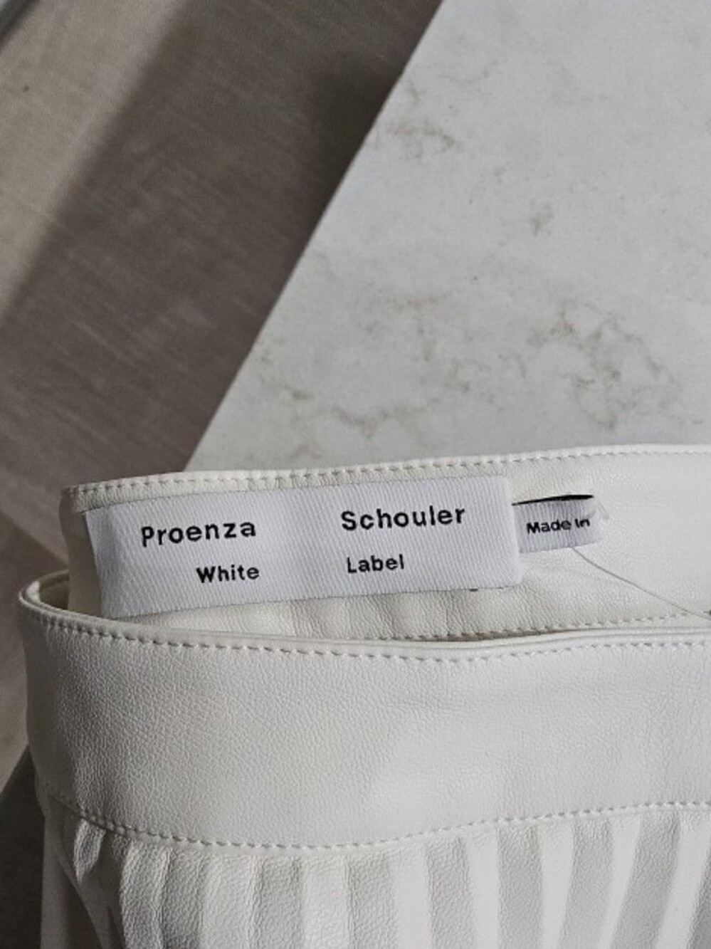 Proenza Schouler White Pleated Circle Skirt - Picture 2 of 3